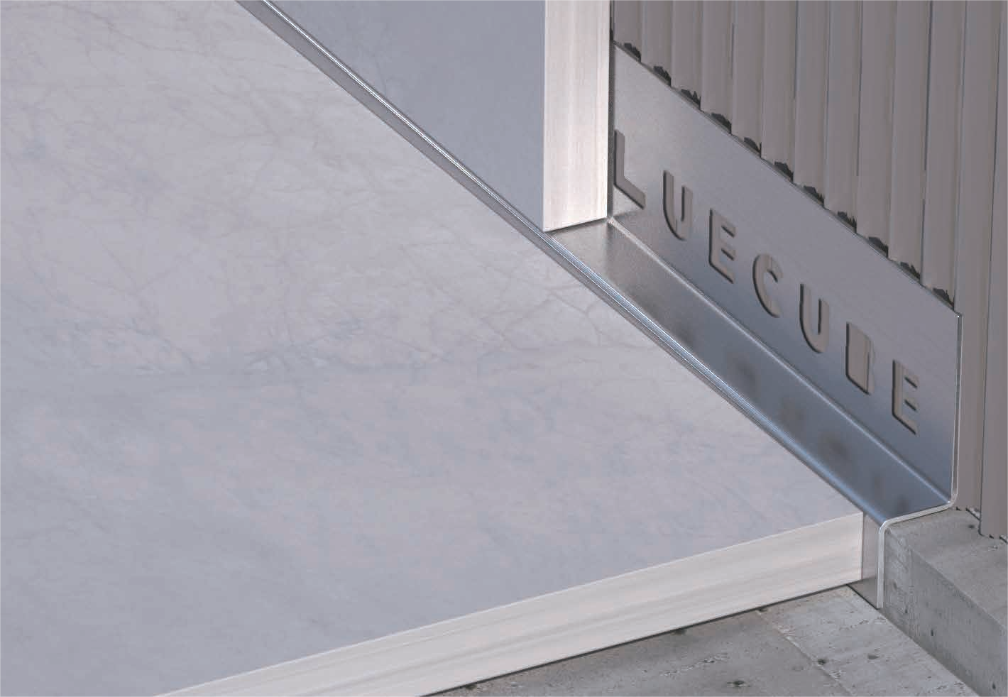 Obliquity Glass Profile - SBZ255L/SBZ256R - STAINLESS STEEL