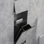 Hidden All-in-one niche（toilet brush included) - YX-SSNFB04 - STAINLESS STEEL