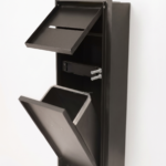 Hidden Rubbish bin with tissue box Niche - YX-SSB03-H - STAINLESS STEEL