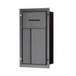 Hidden Tissue box and Toilet brush（toilet brush included) - YX-SSNFB03 - STAINLESS STEEL