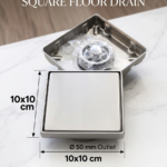 GY-110C-SUS304 Silver - Size 10*10